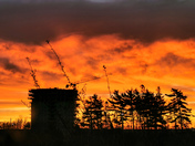 Fiery Spring Sky