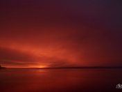 St. Lawrence River Dawn Aflame