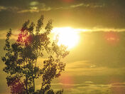 Glowing sunset 