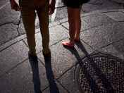 Dusk on a hot day in Montreal.