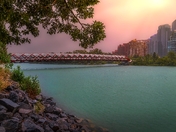 Summer Sunrise Over The Peace Bridge