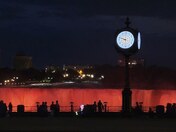 American Falls illuminated Orange 