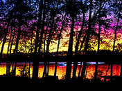 Lucien Lake Sunset