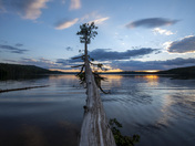 Sunset Over Lake of Two Rivers