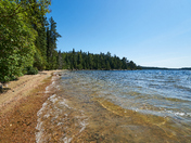 Receding water levels