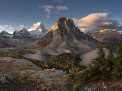 MORNING LIGHT AT ASSINIBOINE