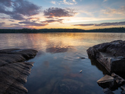 Sunset from an Island