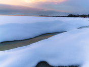 Winter sunset