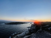 Sunset over Polly’s Cove, Nova Scotia 