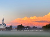 Hammond Fog and sun