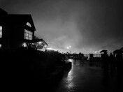 Foggy, Misty, Rainy; Niagara night. 