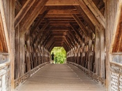 Guelph, ON. Pedestrian covered bridge