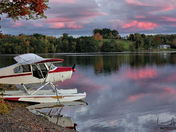 Sunset on New Germany Lake