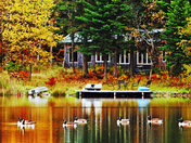 Autumn Pond - Moose Mountain Lake, New Brunswick