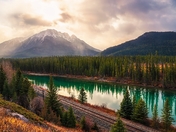 Panoramic Mountain Landscape From Backswamp Viewpoint