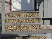 River Rock steps and box