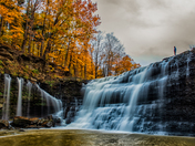 fall view of balls fall