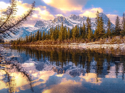 Sunrise Mountain Reflections