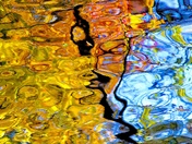 Autumnal Fire on Water