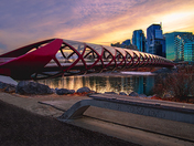 Sunrise At The Peace Bridge