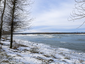 Fraser River Frozen 