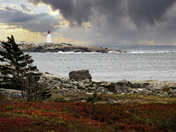 Peggy's Cove Lighthouse from Indian Harbour