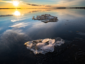 Winter sunset 
