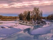 Pretty Winter Sunset 