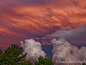 Stormy skies