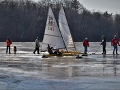Ice Yachting.