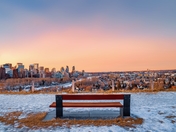 Sunrise Lookout Over Downtown Calgary