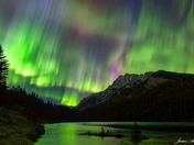 Two Jack Lake Aurora