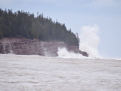 Waves at the caves