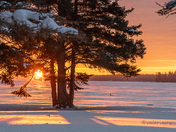 Sunrise at the Narrows...Ooops and a Wolf 