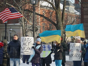 Portsmouth Pro Ukraine Anti War Protests 27Feb2022