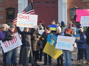 Portsmouth Pro Ukraine Anti War Protests 27Feb2022