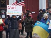 Portsmouth Pro Ukraine Anti War Protests 27Feb2022