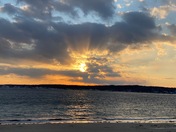 Sunset at Niles Beach Gloucester MA. Our happy place.