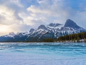 Winter In The Canmore Mountains