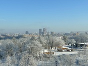 Beautiful morning from the Riverâ€™s Edge building. 