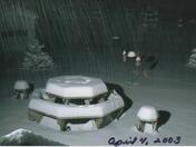 Late season storm of April 4th and 5th of 2003. Pittsford, Vermont