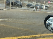 Water main break in Lawrenceville near the 62nd street bridge