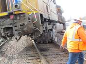 Train derailment in Denison, Iowa at 1:32pm today.