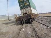 Train derailment in Denison, Iowa at 1:32pm today.