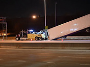 In case you don't already have plenty of video of the truck mishap this evening on westbound Dodge at 156th St., Omaha 3-10-2022