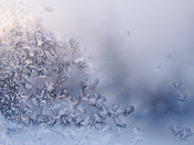 like frost on a window