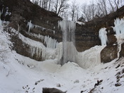 Tews Falls still frozen.