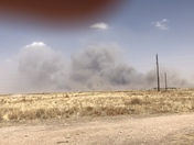 Grass fire pictures from Lea County fire near Tatum and HWY e 380