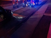 Approx 230am on March 31 7th Street at Stowe tunnel Car flipped, driver injured.