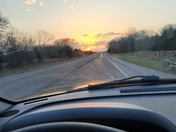 Every day I drive East down highway 9 to feed my cattle. Everyday I see the most gorgeous sunrise!